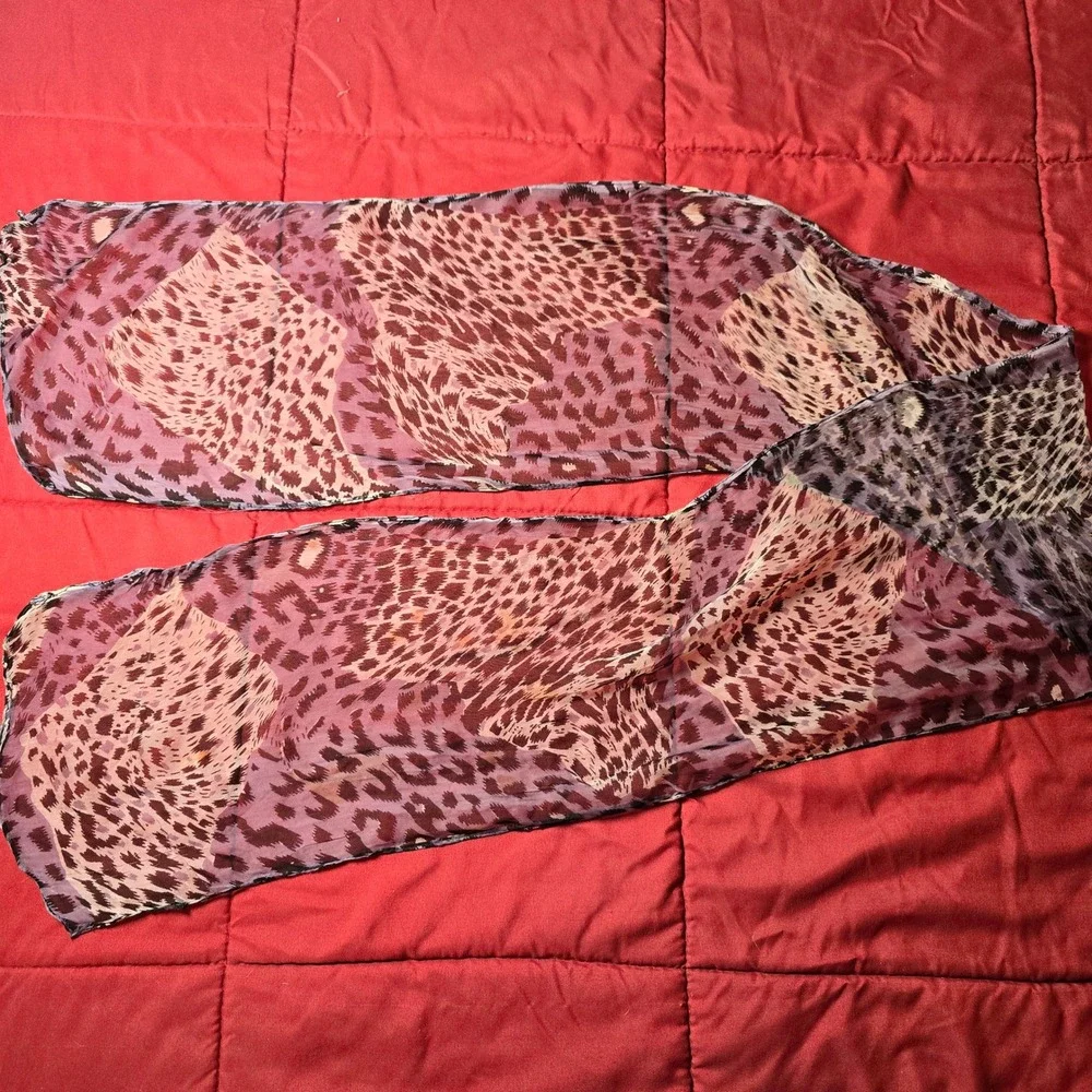 Scarf Belt Shawl Sash Table Runner Bandana Hankie Tie Animal Print 62